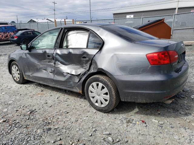 3VW2K7AJ3CM415069 - 2012 VOLKSWAGEN JETTA BASE رمادي صورة 2