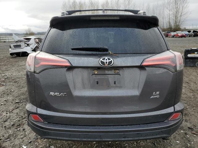 2T3BFREV4GW536293 - 2016 TOYOTA RAV4 LE CHARCOAL photo 6