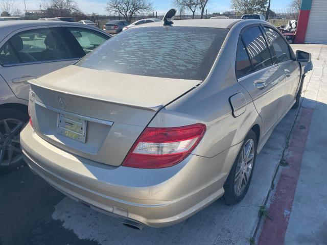 WDDGF5GB1AR111192 - 2010 MERCEDES-BENZ C 350 TAN photo 4