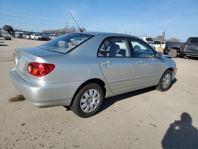 JTDBR32EX42017780 - 2004 TOYOTA COROLLA CE SILVER photo 3