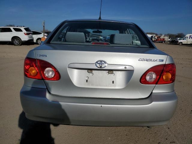 JTDBR32EX42017780 - 2004 TOYOTA COROLLA CE SILVER photo 6