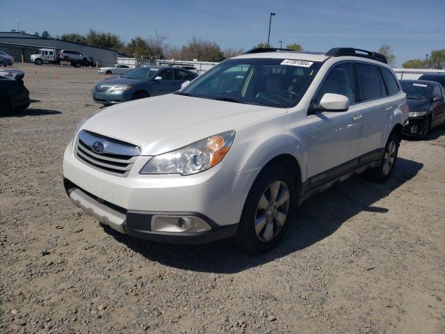 4S4BRBKCXC3284558 - 2012 SUBARU OUTBACK 2.5I LIMITED WHITE photo 1