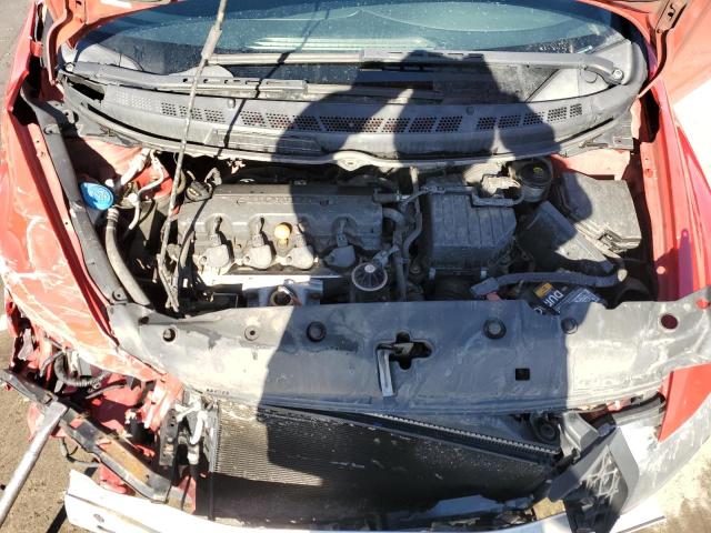 2HGFG1B92BH501401 - 2011 HONDA CIVIC EXL RED photo 11