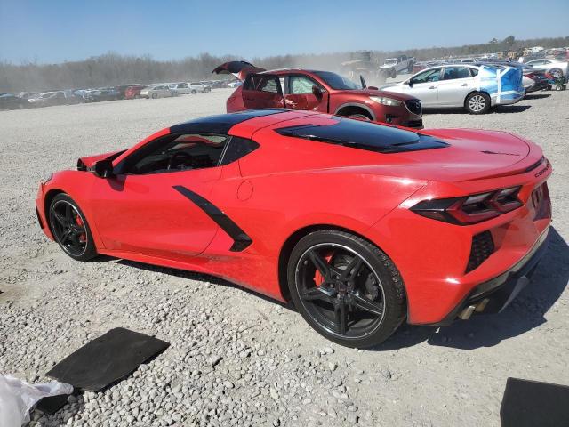 1G1Y62D49L5108899 - 2020 CHEVROLET CORVETTE STINGRAY 1LT RED photo 2