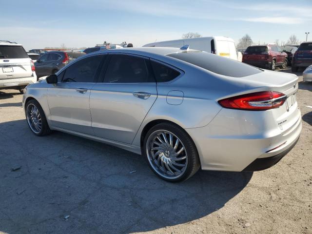 3FA6P0CD7KR270517 - 2019 FORD FUSION SEL SILVER photo 2