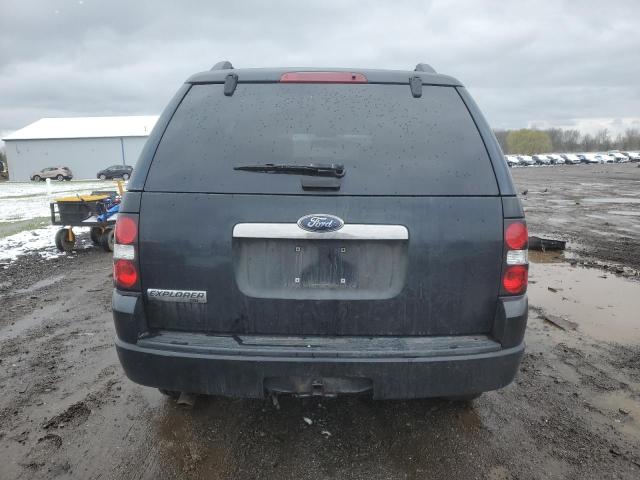 1FMEU63E48UA21230 - 2008 FORD EXPLORER XLT BLACK photo 6