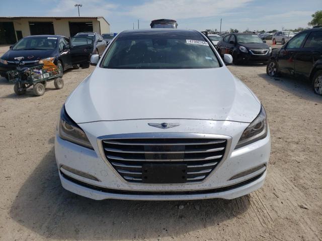 KMHGN4JE2HU210004 - 2017 GENESIS G80 BASE WHITE photo 5