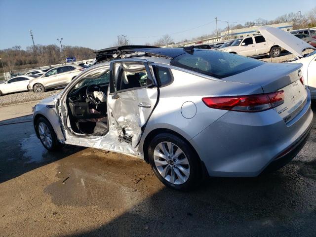 5XXGU4L37JG212412 - 2018 KIA OPTIMA EX SILVER photo 2