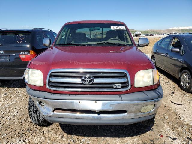 5TBBT44111S212410 - 2001 TOYOTA TUNDRA ACCESS CAB ბურგუნდია ფოტო 5