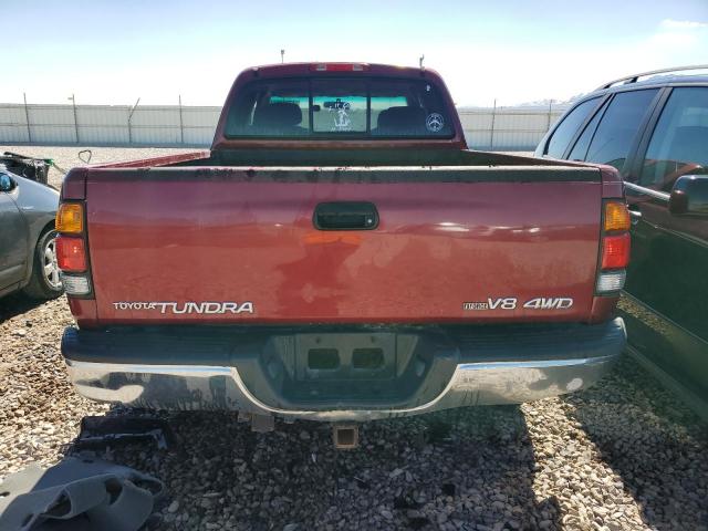 5TBBT44111S212410 - 2001 TOYOTA TUNDRA ACCESS CAB ბურგუნდია ფოტო 6