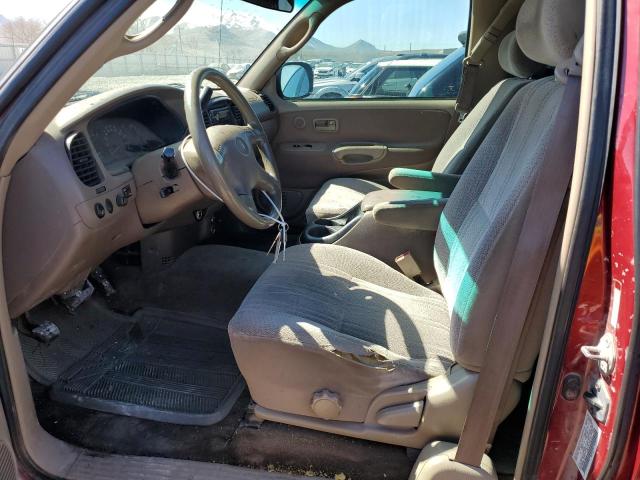 5TBBT44111S212410 - 2001 TOYOTA TUNDRA ACCESS CAB ბურგუნდია ფოტო 7