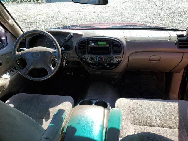 5TBBT44111S212410 - 2001 TOYOTA TUNDRA ACCESS CAB ბურგუნდია ფოტო 8