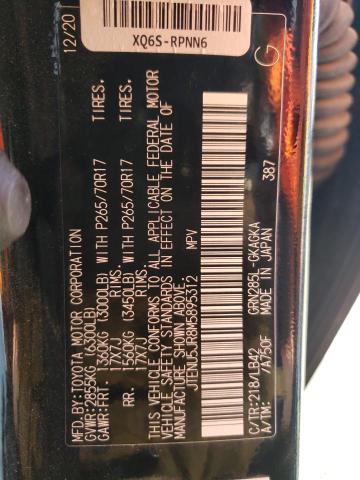 JTENU5JR8M5895312 - 2021 TOYOTA 4RUNNER SR5/SR5 PREMIUM 黑色 照片 10