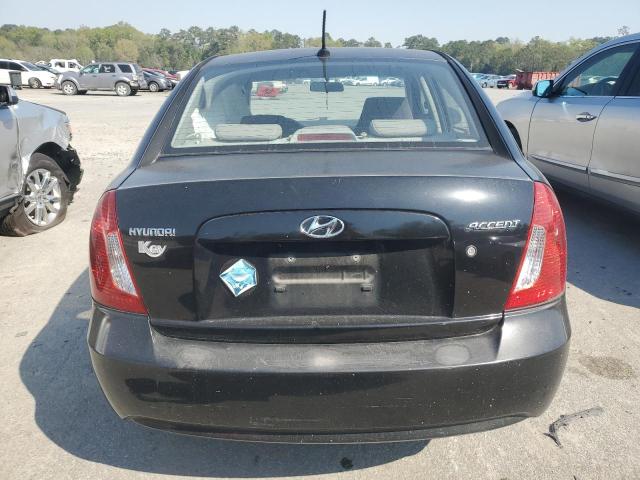 KMHCN46C78U242436 - 2008 HYUNDAI ACCENT GLS BLACK photo 6