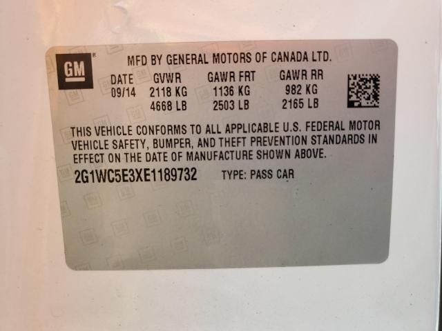 2G1WC5E3XE1189732 - 2014 CHEVROLET IMPALA LIM LTZ WHITE photo 12