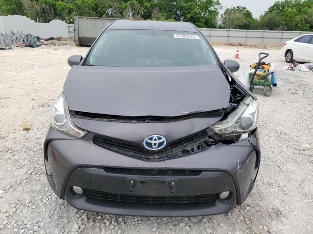 JTDZN3EU8HJ073175 - 2017 TOYOTA PRIUS V GRAY photo 5