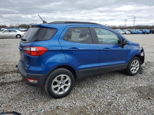 MAJ3S2GE0LC337586 - 2020 FORD ECOSPORT SE 蓝色 照片 3