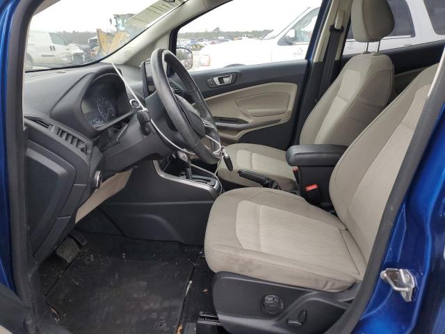 MAJ3S2GE0LC337586 - 2020 FORD ECOSPORT SE 蓝色 照片 7