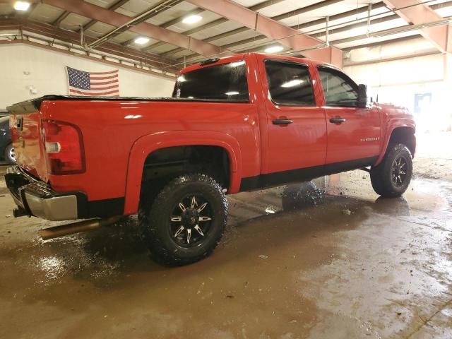 3GCEK13M87G546250 - 2007 CHEVROLET SILVERADO K1500 CREW CAB RED photo 3