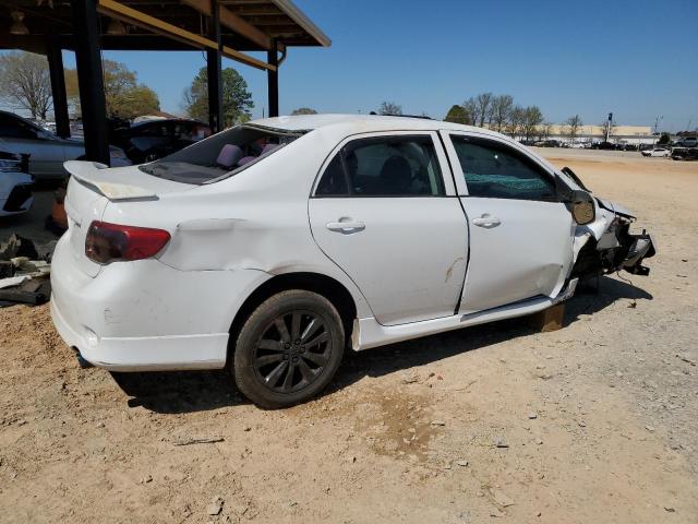 1NXBU4EE7AZ252777 - 2010 TOYOTA COROLLA BASE WHITE photo 3