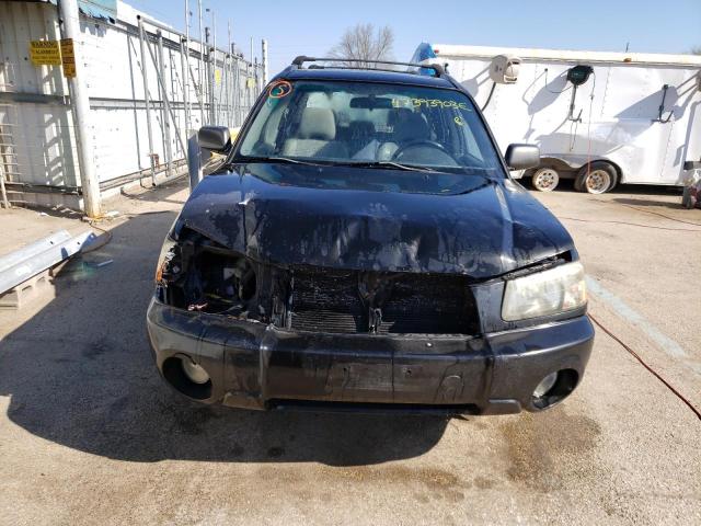 JF1SG65644H749093 - 2004 SUBARU FORESTER 2.5XS Қара фото 5
