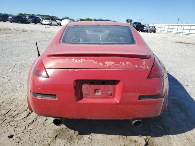 JN1AZ34E43T011493 - 2003 NISSAN 350Z COUPE RED photo 6