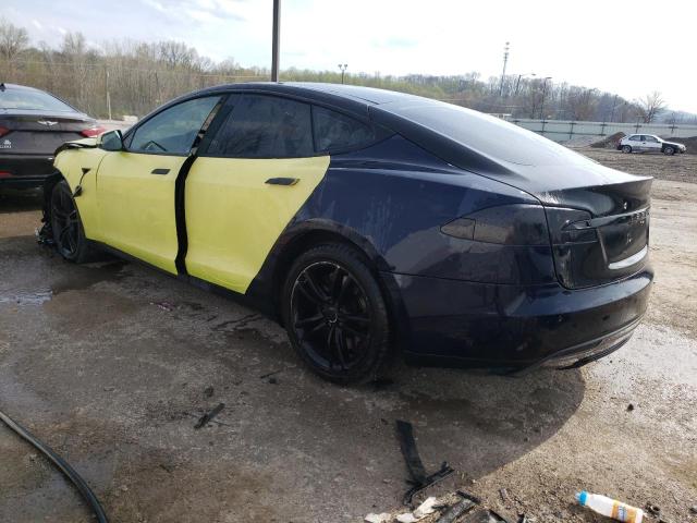 5YJSA1CN7DFP15514 - 2013 TESLA MODEL S İki rəngli foto 2