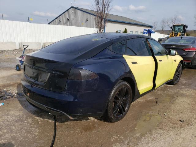 5YJSA1CN7DFP15514 - 2013 TESLA MODEL S İki rəngli foto 3