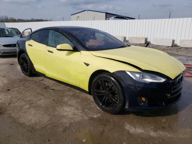 5YJSA1CN7DFP15514 - 2013 TESLA MODEL S İki rəngli foto 4