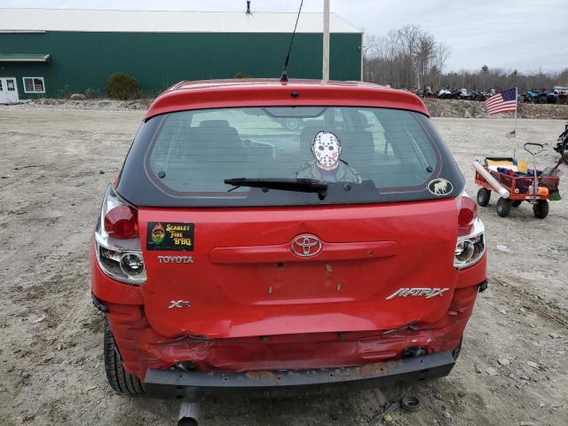 2T1KR32EX6C566027 - 2006 TOYOTA COROLLA MA XR RED photo 6