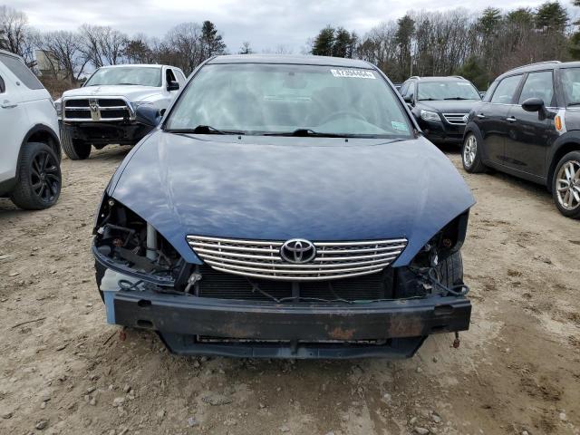 4T1BE32K44U291204 - 2004 TOYOTA CAMRY LE BLUE photo 5