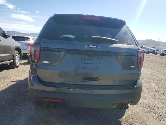 1FM5K8GT0JGB79711 - 2018 FORD EXPLORER SPORT GRAY photo 6