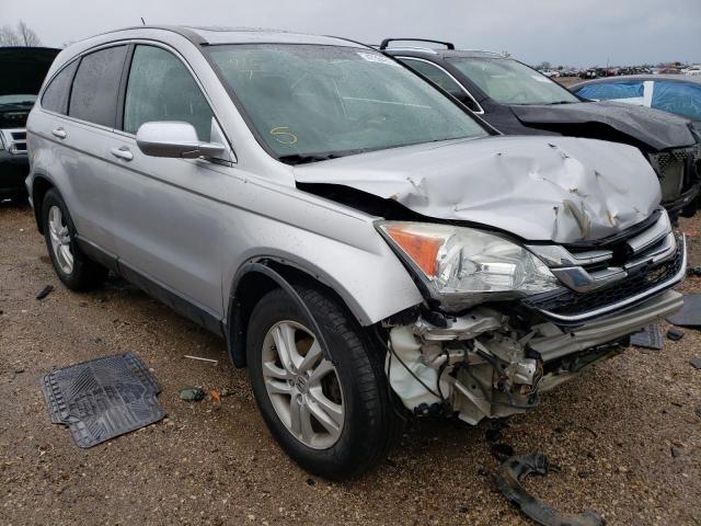 5J6RE4H70AL007378 - 2010 HONDA CR-V EXL SILVER photo 4