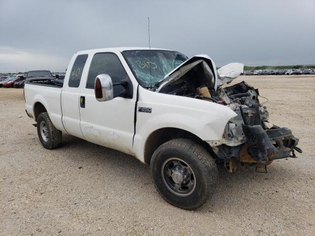 1FTNX20L64EB51750 - 2004 FORD F250 SUPER DUTY WHITE photo 4