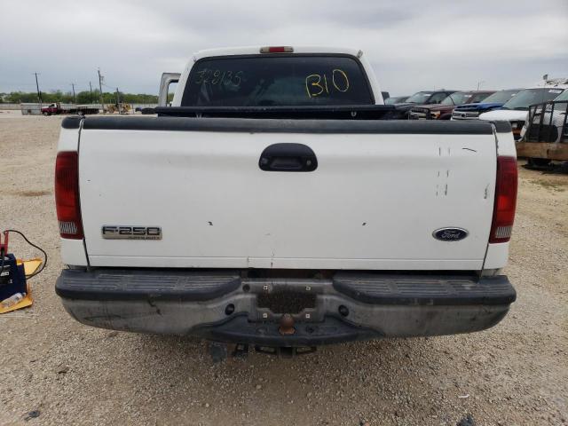 1FTNX20L64EB51750 - 2004 FORD F250 SUPER DUTY WHITE photo 6