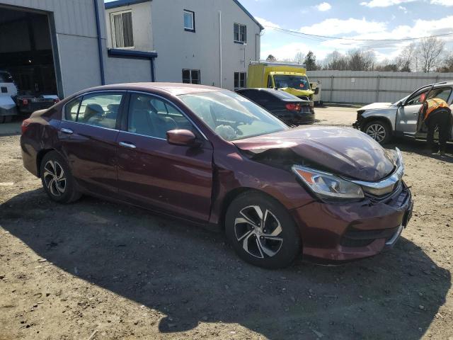 1HGCR2F31HA130134 - 2017 HONDA ACCORD LX MAROON photo 4