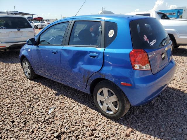 KL1TD66638B026762 - 2008 CHEVROLET AVEO BASE BLUE photo 2