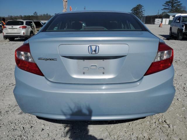 2HGFB2F54CH591289 - 2012 HONDA CIVIC LX SILVER photo 6