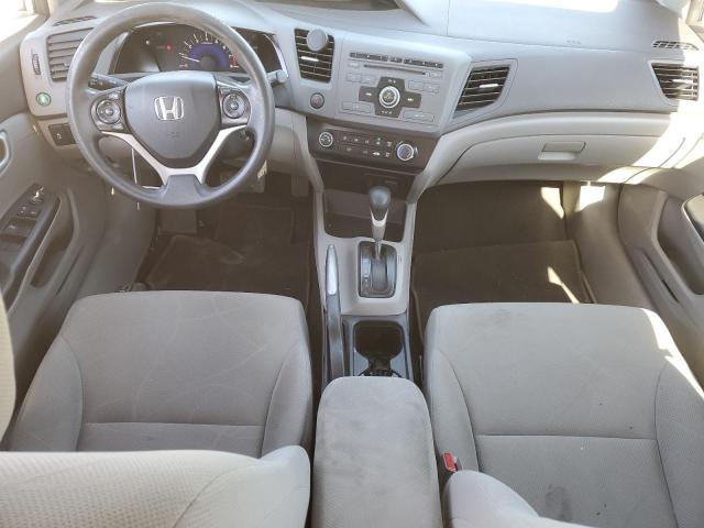 2HGFB2F54CH591289 - 2012 HONDA CIVIC LX SILVER photo 8