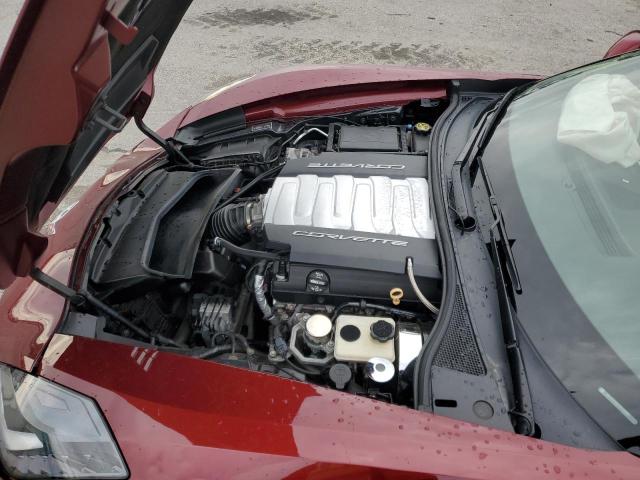 1G1YA2D78G5116815 - 2016 CHEVROLET CORVETTE STINGRAY 1LT MAROON photo 11