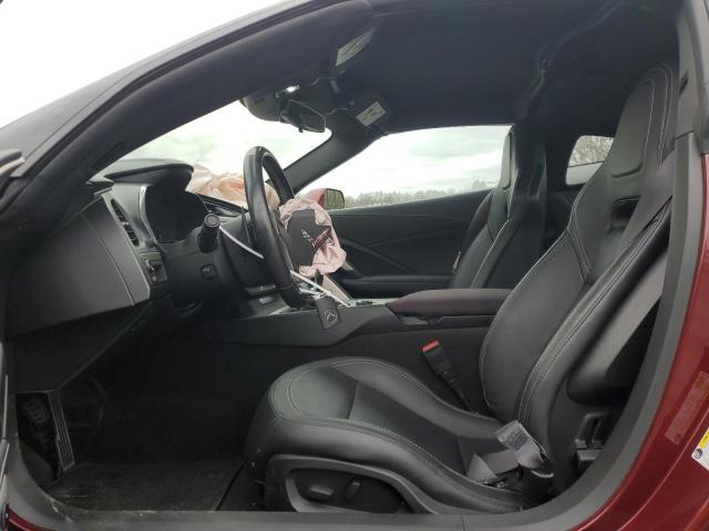 1G1YA2D78G5116815 - 2016 CHEVROLET CORVETTE STINGRAY 1LT MAROON photo 7