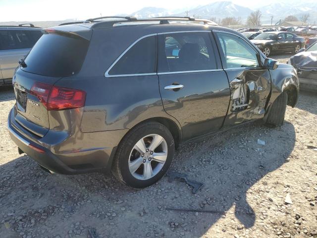 2HNYD2H26AH507520 - 2010 ACURA MDX CHARCOAL photo 3