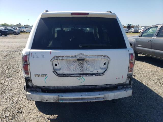 5FNYF28436B010178 - 2006 HONDA PILOT EX WHITE photo 6