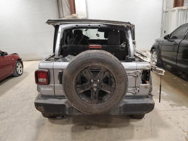 1C4HJXDN8LW184698 - 2020 JEEP WRANGLER U SPORT GRAY photo 6