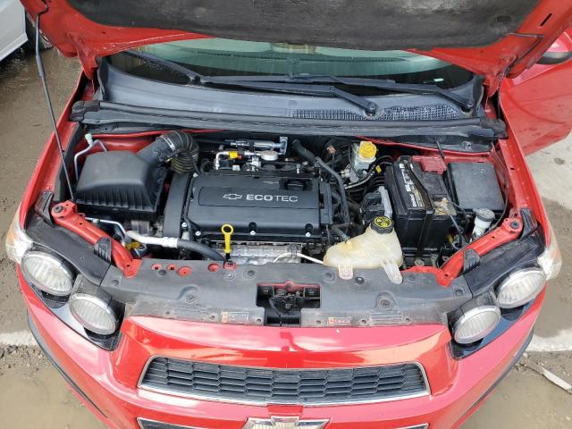 1G1JA5SH7C4222705 - 2012 CHEVROLET SONIC LS წითელი ფოტო 11