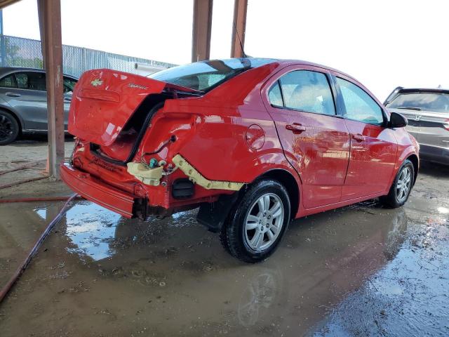 1G1JA5SH7C4222705 - 2012 CHEVROLET SONIC LS წითელი ფოტო 3