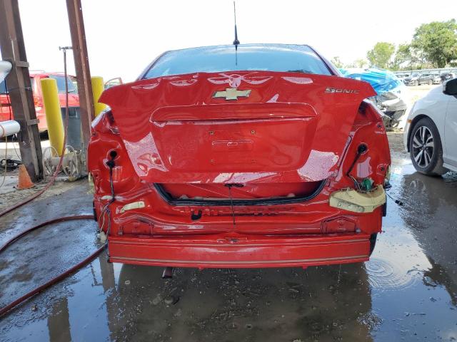 1G1JA5SH7C4222705 - 2012 CHEVROLET SONIC LS წითელი ფოტო 6