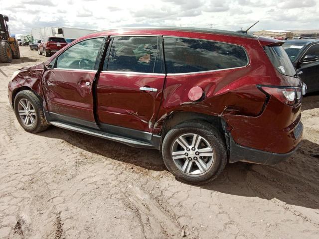 1GNKRGKD0HJ227516 - 2017 CHEVROLET TRAVERSE LT BURGUNDY photo 2