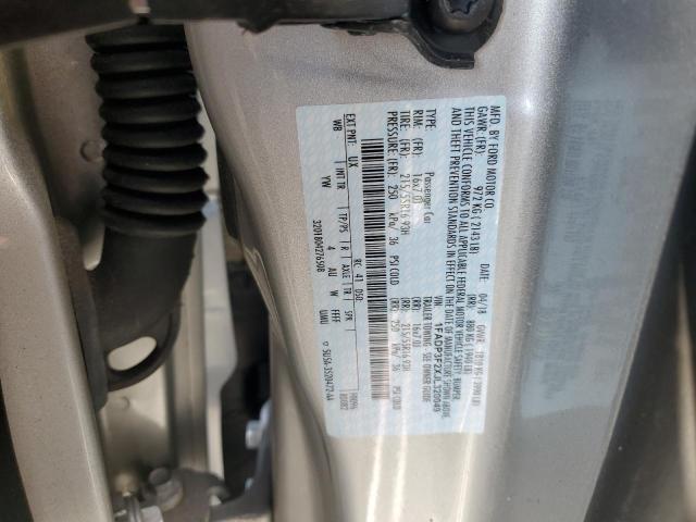 1FADP3F2XJL320049 - 2018 FORD FOCUS SE SILVER photo 12