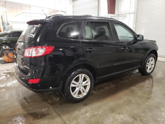 5NMSH4AG8AH371039 - 2010 HYUNDAI SANTA FE SE BLACK photo 3